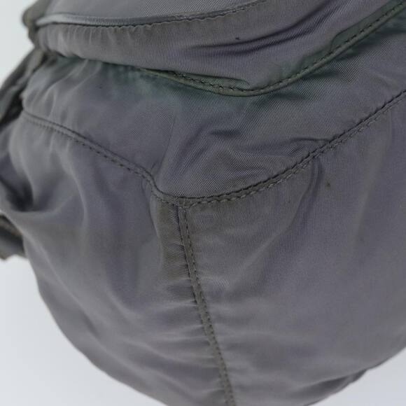 PRADA Shoulder Bag Nylon Gray - Picture 9 of 9